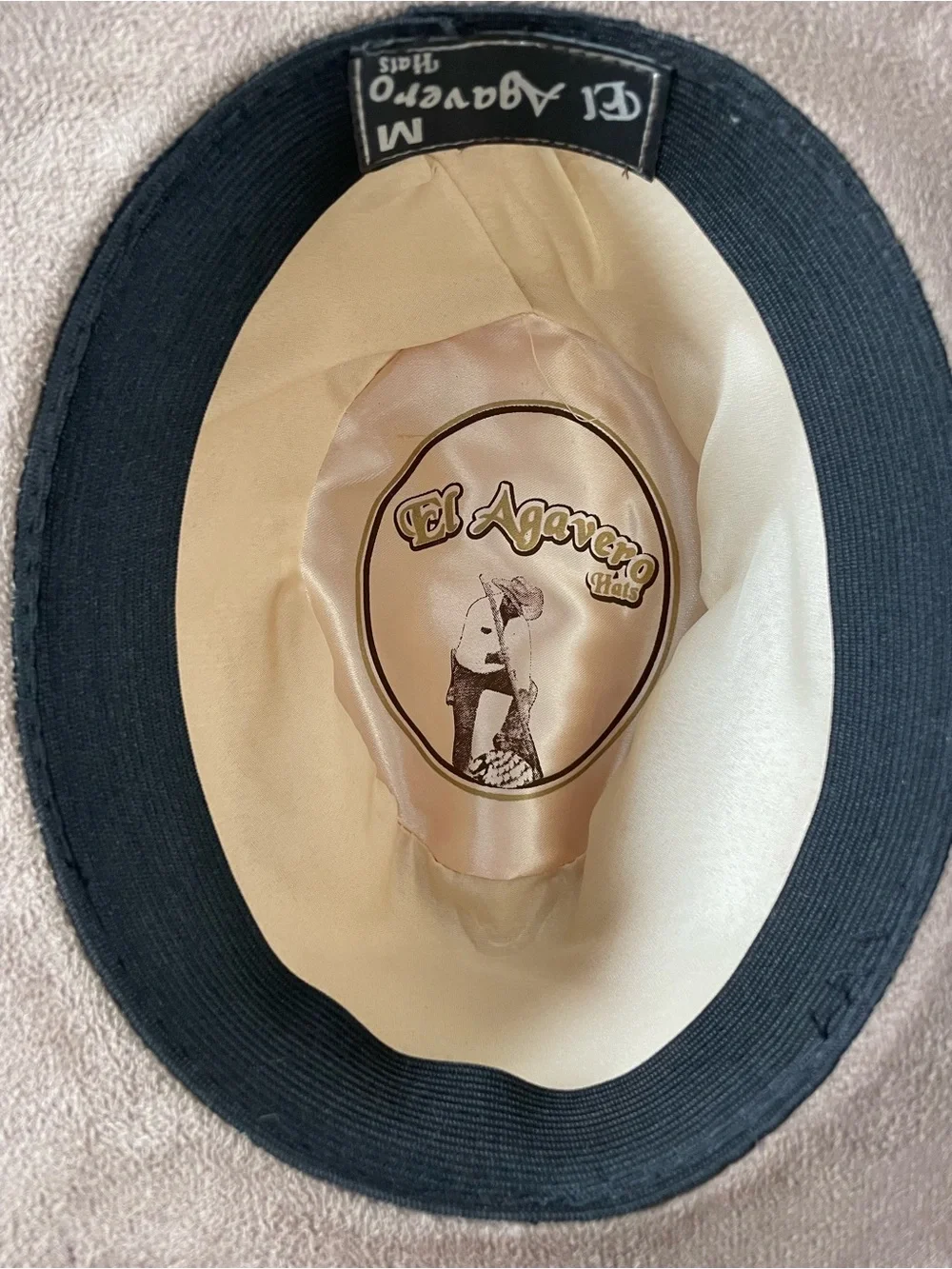 El Agavero México Western Tejana Hat Brown Microsuede Medium